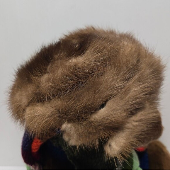 Vintage Deborah Exclusive Real Mink Fur Crochet Beanie Hat - Picture 5 of 9